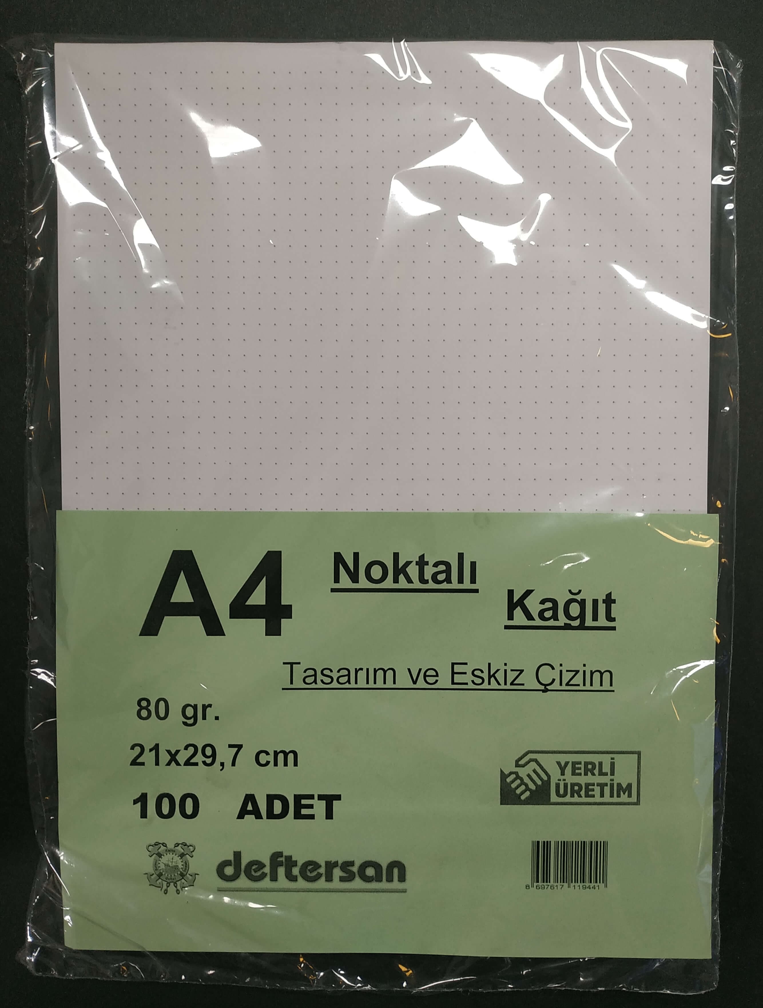 Noktalı Tasarım ve Eskiz Çizim Kağıdı